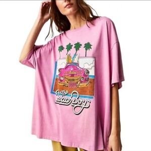 Daydreamer Pink The Beach Boys Short Sleeve Tee